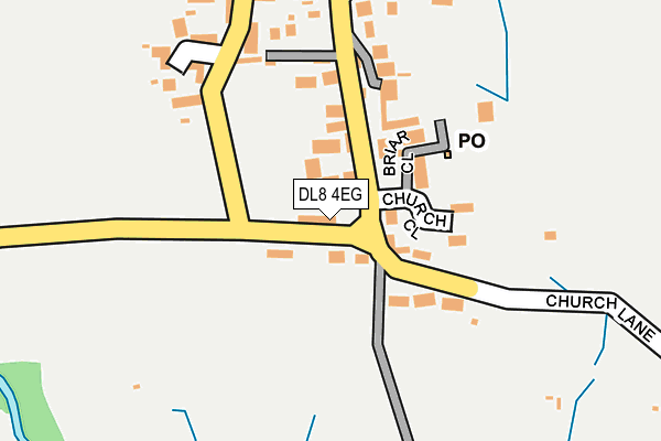 DL8 4EG map - OS OpenMap – Local (Ordnance Survey) DL8 4EG map - OS OpenMap – Local (Ordnance Survey)