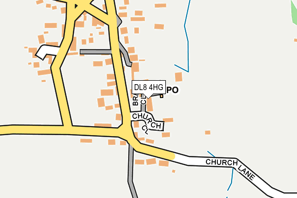 DL8 4HG map - OS OpenMap – Local (Ordnance Survey) DL8 4HG map - OS OpenMap – Local (Ordnance Survey)