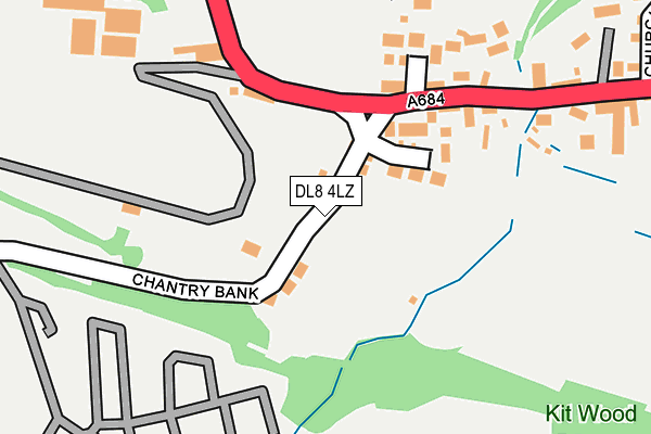 DL8 4LZ map - OS OpenMap – Local (Ordnance Survey) DL8 4LZ map - OS OpenMap – Local (Ordnance Survey)