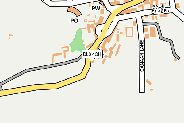 DL8 4QH map - OS OpenMap – Local (Ordnance Survey) DL8 4QH map - OS OpenMap – Local (Ordnance Survey)