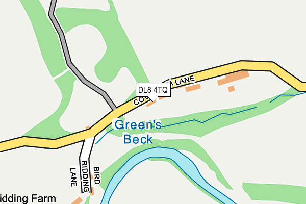 DL8 4TQ map - OS OpenMap – Local (Ordnance Survey) DL8 4TQ map - OS OpenMap – Local (Ordnance Survey)