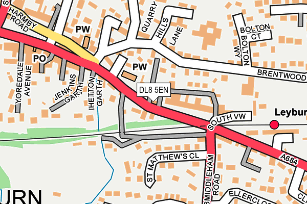DL8 5EN map - OS OpenMap – Local (Ordnance Survey) DL8 5EN map - OS OpenMap – Local (Ordnance Survey)