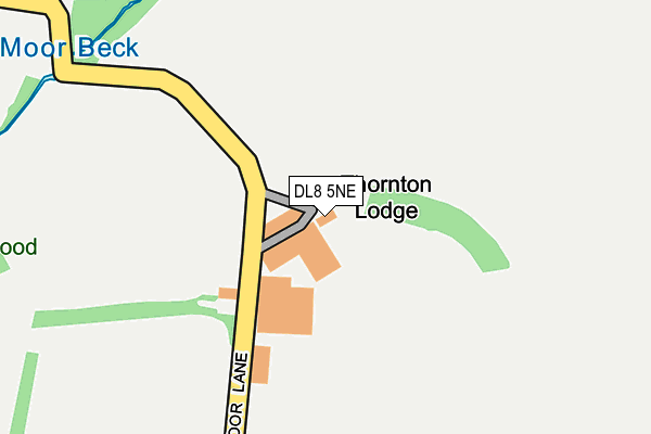 DL8 5NE map - OS OpenMap – Local (Ordnance Survey) DL8 5NE map - OS OpenMap – Local (Ordnance Survey)
