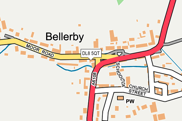 DL8 5QT map - OS OpenMap – Local (Ordnance Survey) DL8 5QT map - OS OpenMap – Local (Ordnance Survey)