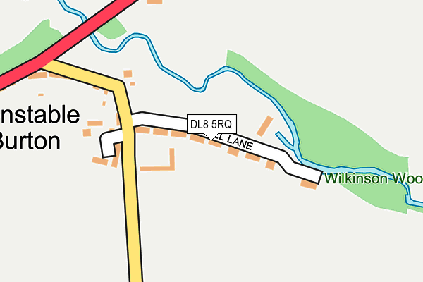 DL8 5RQ map - OS OpenMap – Local (Ordnance Survey) DL8 5RQ map - OS OpenMap – Local (Ordnance Survey)