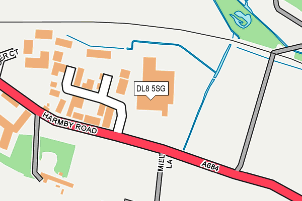 DL8 5SG map - OS OpenMap – Local (Ordnance Survey) DL8 5SG map - OS OpenMap – Local (Ordnance Survey)
