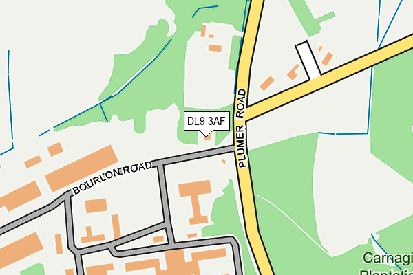 DL9 3AF map - OS OpenMap – Local (Ordnance Survey) DL9 3AF map - OS OpenMap – Local (Ordnance Survey)