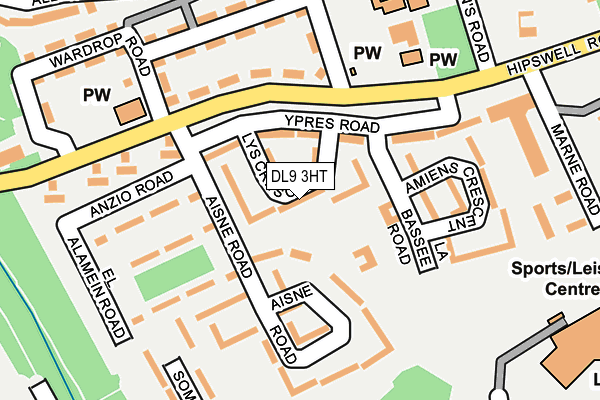 DL9 3HT map - OS OpenMap – Local (Ordnance Survey) DL9 3HT map - OS OpenMap – Local (Ordnance Survey)