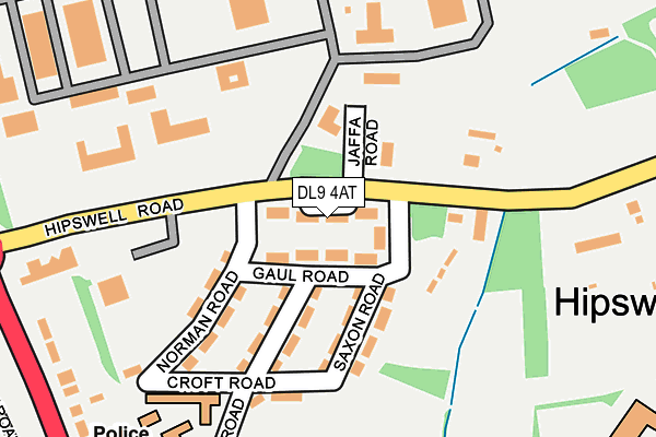 DL9 4AT map - OS OpenMap – Local (Ordnance Survey) DL9 4AT map - OS OpenMap – Local (Ordnance Survey)