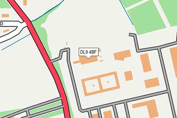 DL9 4BF map - OS OpenMap – Local (Ordnance Survey) DL9 4BF map - OS OpenMap – Local (Ordnance Survey)