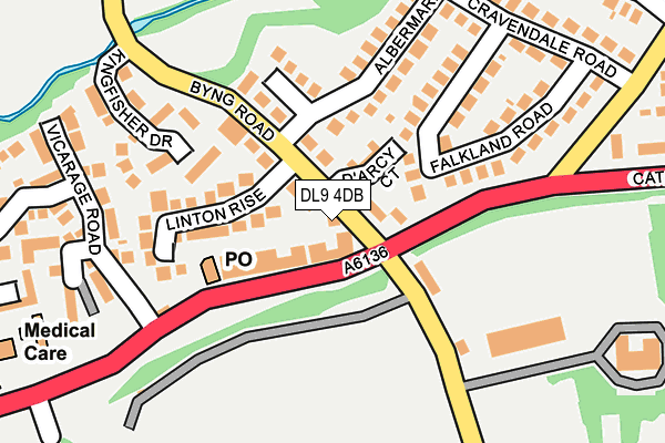 DL9 4DB map - OS OpenMap – Local (Ordnance Survey) DL9 4DB map - OS OpenMap – Local (Ordnance Survey)