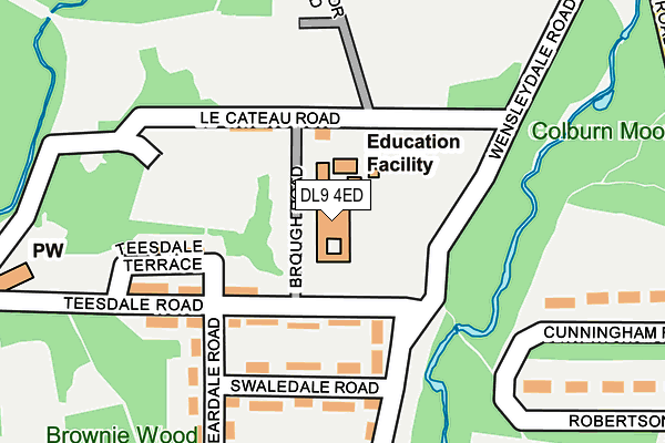 DL9 4ED map - OS OpenMap – Local (Ordnance Survey) DL9 4ED map - OS OpenMap – Local (Ordnance Survey)