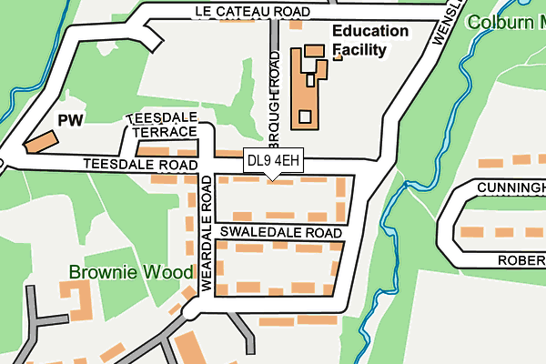 DL9 4EH map - OS OpenMap – Local (Ordnance Survey) DL9 4EH map - OS OpenMap – Local (Ordnance Survey)