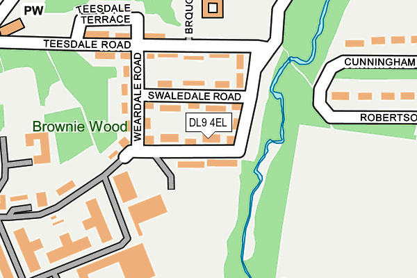 DL9 4EL map - OS OpenMap – Local (Ordnance Survey) DL9 4EL map - OS OpenMap – Local (Ordnance Survey)