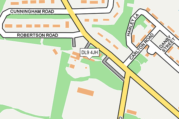 DL9 4JH map - OS OpenMap – Local (Ordnance Survey) DL9 4JH map - OS OpenMap – Local (Ordnance Survey)