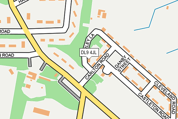 DL9 4JL map - OS OpenMap – Local (Ordnance Survey) DL9 4JL map - OS OpenMap – Local (Ordnance Survey)