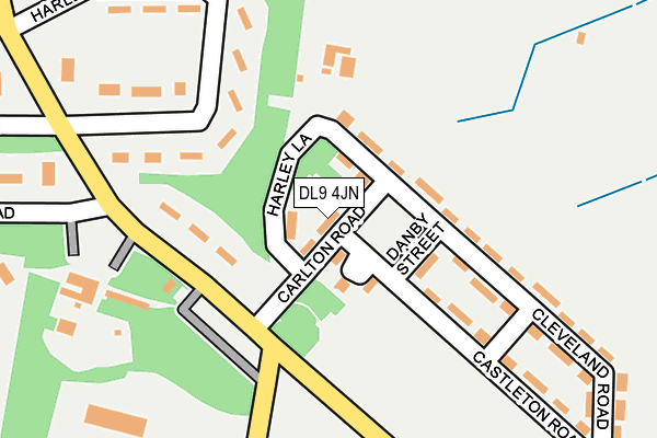 DL9 4JN map - OS OpenMap – Local (Ordnance Survey) DL9 4JN map - OS OpenMap – Local (Ordnance Survey)