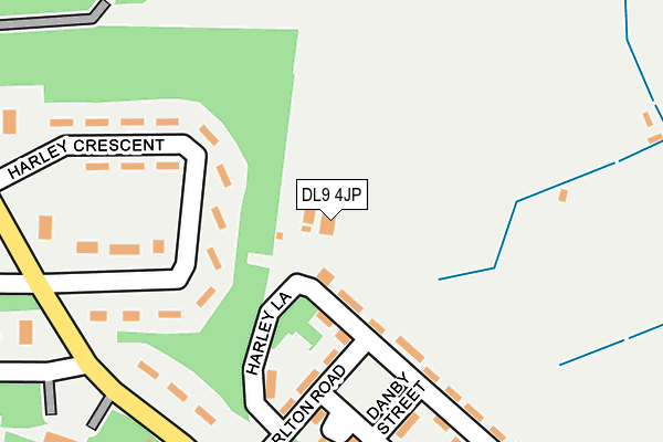 DL9 4JP map - OS OpenMap – Local (Ordnance Survey) DL9 4JP map - OS OpenMap – Local (Ordnance Survey)