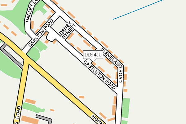 DL9 4JU map - OS OpenMap – Local (Ordnance Survey) DL9 4JU map - OS OpenMap – Local (Ordnance Survey)