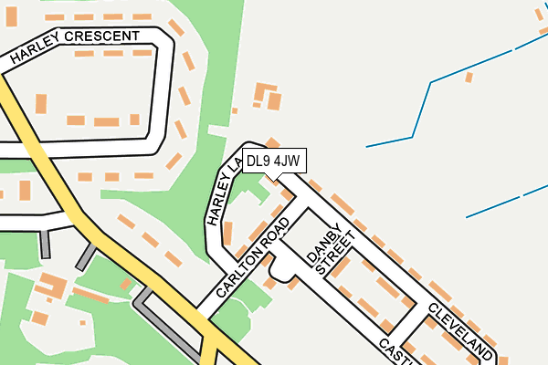 DL9 4JW map - OS OpenMap – Local (Ordnance Survey) DL9 4JW map - OS OpenMap – Local (Ordnance Survey)