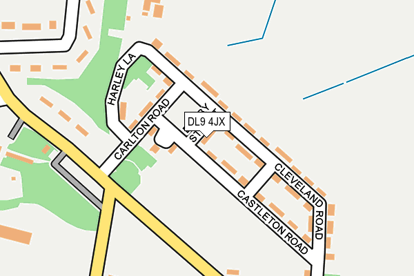 DL9 4JX map - OS OpenMap – Local (Ordnance Survey) DL9 4JX map - OS OpenMap – Local (Ordnance Survey)