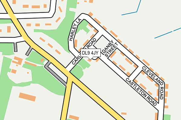 DL9 4JY map - OS OpenMap – Local (Ordnance Survey) DL9 4JY map - OS OpenMap – Local (Ordnance Survey)