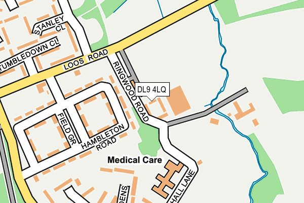 DL9 4LQ map - OS OpenMap – Local (Ordnance Survey) DL9 4LQ map - OS OpenMap – Local (Ordnance Survey)