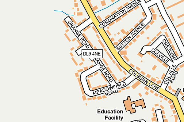 DL9 4NE map - OS OpenMap – Local (Ordnance Survey) DL9 4NE map - OS OpenMap – Local (Ordnance Survey)