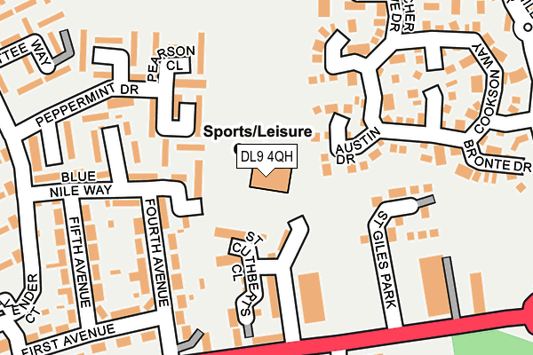 DL9 4QH map - OS OpenMap – Local (Ordnance Survey) DL9 4QH map - OS OpenMap – Local (Ordnance Survey)