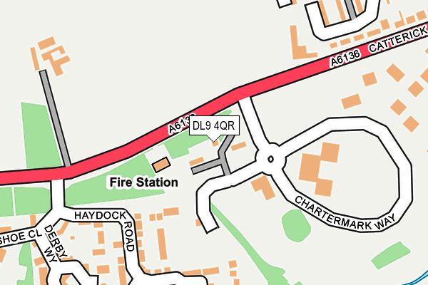 DL9 4QR map - OS OpenMap – Local (Ordnance Survey) DL9 4QR map - OS OpenMap – Local (Ordnance Survey)