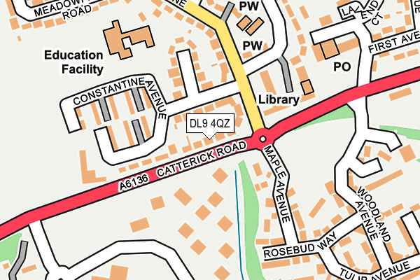 DL9 4QZ map - OS OpenMap – Local (Ordnance Survey) DL9 4QZ map - OS OpenMap – Local (Ordnance Survey)