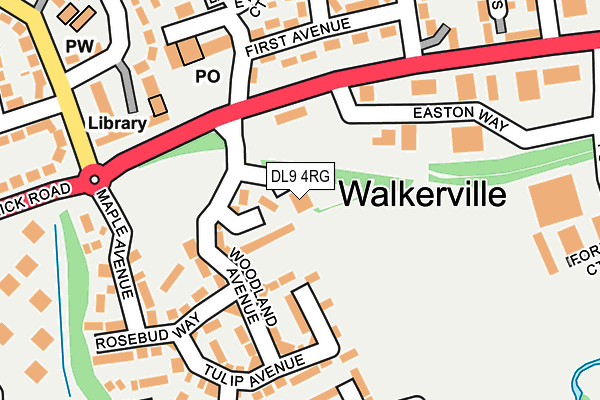 DL9 4RG map - OS OpenMap – Local (Ordnance Survey)