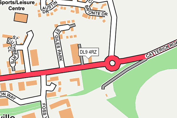 DL9 4RZ map - OS OpenMap – Local (Ordnance Survey) DL9 4RZ map - OS OpenMap – Local (Ordnance Survey)