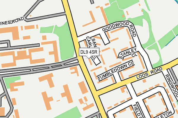 DL9 4SR map - OS OpenMap – Local (Ordnance Survey) DL9 4SR map - OS OpenMap – Local (Ordnance Survey)