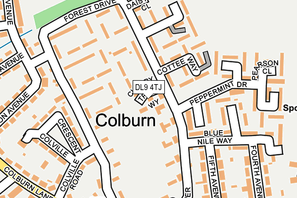 DL9 4TJ map - OS OpenMap – Local (Ordnance Survey) DL9 4TJ map - OS OpenMap – Local (Ordnance Survey)