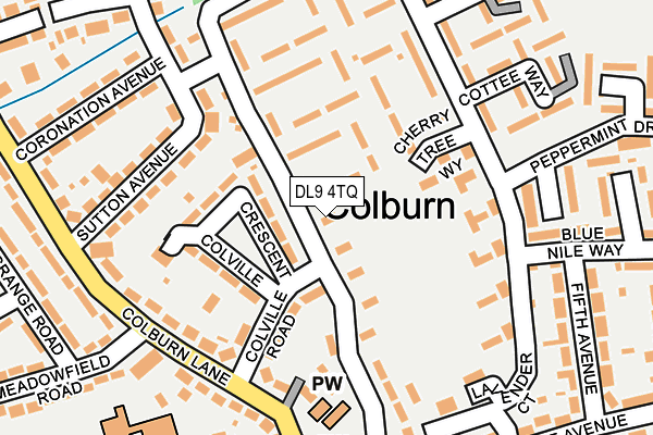 DL9 4TQ map - OS OpenMap – Local (Ordnance Survey) DL9 4TQ map - OS OpenMap – Local (Ordnance Survey)