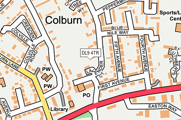 DL9 4TR map - OS OpenMap – Local (Ordnance Survey) DL9 4TR map - OS OpenMap – Local (Ordnance Survey)