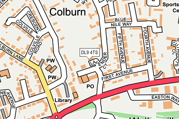 DL9 4TS map - OS OpenMap – Local (Ordnance Survey) DL9 4TS map - OS OpenMap – Local (Ordnance Survey)