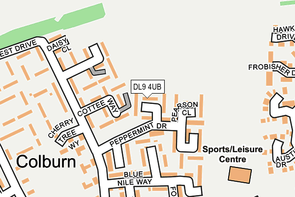 DL9 4UB map - OS OpenMap – Local (Ordnance Survey) DL9 4UB map - OS OpenMap – Local (Ordnance Survey)