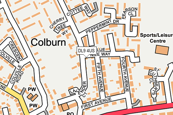 DL9 4US map - OS OpenMap – Local (Ordnance Survey) DL9 4US map - OS OpenMap – Local (Ordnance Survey)