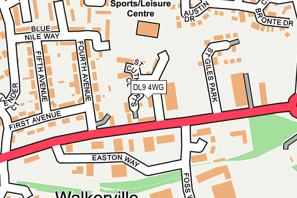 DL9 4WG map - OS OpenMap – Local (Ordnance Survey) DL9 4WG map - OS OpenMap – Local (Ordnance Survey)