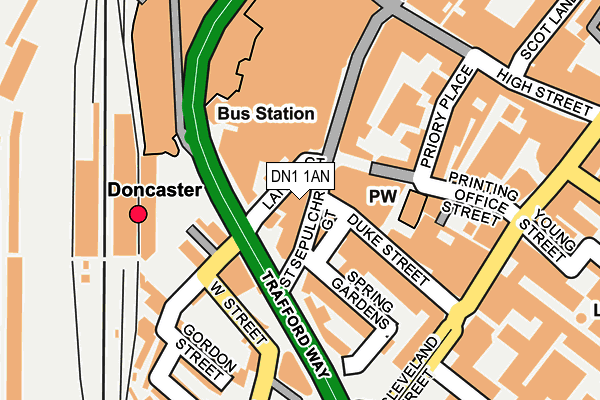 DN1 1AN map - OS OpenMap – Local (Ordnance Survey) DN1 1AN map - OS OpenMap – Local (Ordnance Survey)