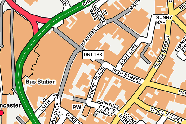 DN1 1BB map - OS OpenMap – Local (Ordnance Survey) DN1 1BB map - OS OpenMap – Local (Ordnance Survey)