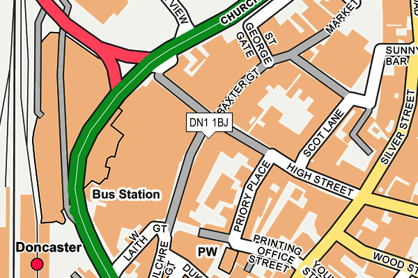 DN1 1BJ map - OS OpenMap – Local (Ordnance Survey) DN1 1BJ map - OS OpenMap – Local (Ordnance Survey)