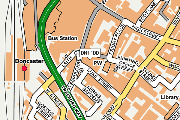 DN1 1DD map - OS OpenMap – Local (Ordnance Survey) DN1 1DD map - OS OpenMap – Local (Ordnance Survey)