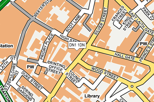 DN1 1DN map - OS OpenMap – Local (Ordnance Survey) DN1 1DN map - OS OpenMap – Local (Ordnance Survey)
