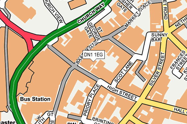 DN1 1EG map - OS OpenMap – Local (Ordnance Survey) DN1 1EG map - OS OpenMap – Local (Ordnance Survey)