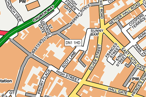 DN1 1HD map - OS OpenMap – Local (Ordnance Survey) DN1 1HD map - OS OpenMap – Local (Ordnance Survey)