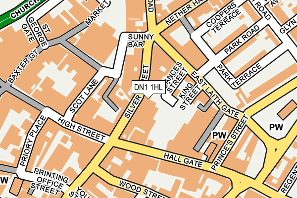 DN1 1HL map - OS OpenMap – Local (Ordnance Survey) DN1 1HL map - OS OpenMap – Local (Ordnance Survey)
