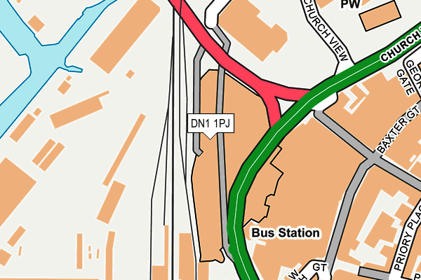 DN1 1PJ map - OS OpenMap – Local (Ordnance Survey) DN1 1PJ map - OS OpenMap – Local (Ordnance Survey)